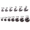 Sinking Split Shot Weights 0.8g-3.7g - 20PC